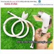 Vòi xịt vệ sinh đầu xoay 360 độ chính hãng Viglacera KAG-KV64