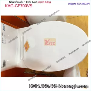 Nắp bồn cầu 1 khối INAX chính hãng cầu C900 KAG-CF700VS