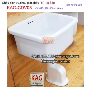 Chậu dịch vụ,chậu ói,chậu giặt XẢ SÀN KAG-CDV03