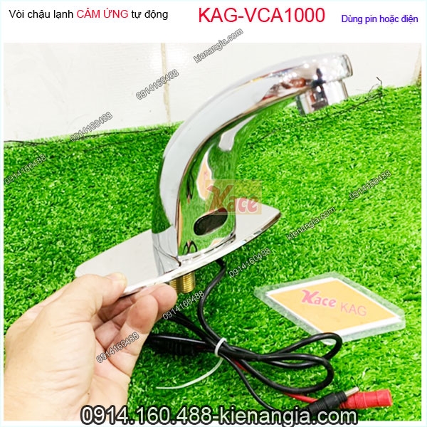 KM2025 Vòi chậu lạnh cảm ứng KAG-VCA1000 dùng Pin& điện