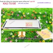 Thoát sàn INOX BÓNG  83x200XD49-60 mm chống hôi tuyệt đối KAG-TS198