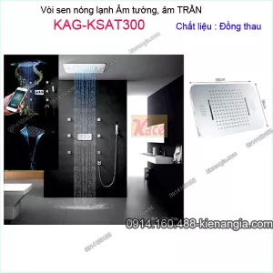 Sen tắm thông minh âm tường, âm trần KAG-KSAT300 sen âm 50x36 cm