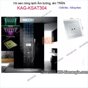 Sen tắm thông minh âm tường, âm trần KAG-KSAT304 sen âm 40x40 cm