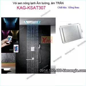 Sen tắm thông minh âm tường, âm trần KAG-KSAT307 sen âm 50x38 cm