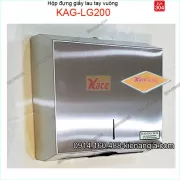 Hộp đựng giấy lau tay bằng inox sus304 KAG-LG200