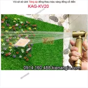 Vòi vệ sinh đồng giả cổ KAG-KV20