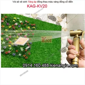 Vòi vệ sinh đồng giả cổ KAG-KV20