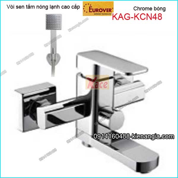 Vòi sen tắm nóng lạnh EUROVER Chrome bóng đẹp KAG-KCN48