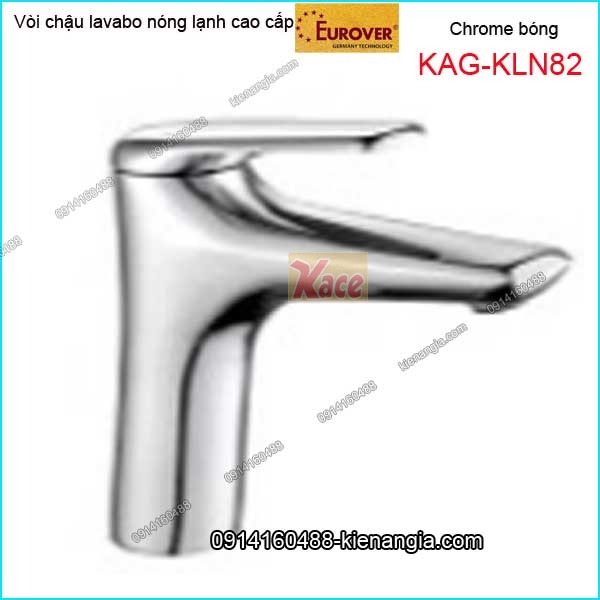 Vòi chậu lavabo nóng lạnh EUROVER chrome bóng KAG-KLN82