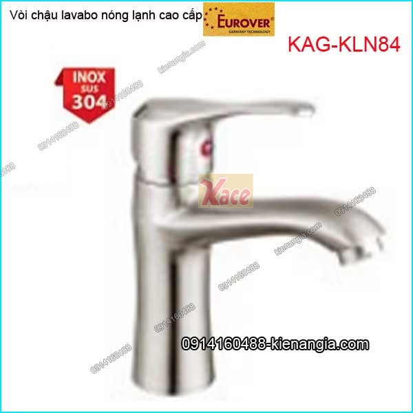 Vòi chậu lavabo nóng lạnh EUROVER INOX SUS304 KAG-KLN84