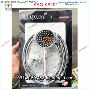 Bộ vòi tay sen tăng áp cao cấpLUXURY Vesico KAG-KS101