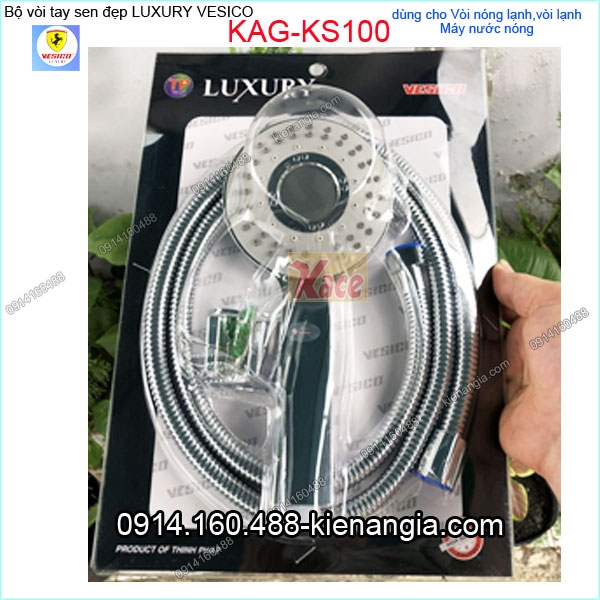 Bộ vòi tay sen tăng áp cao cấpLUXURY Vesico KAG-KS100