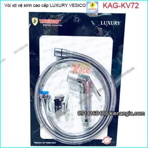 Vòi xịt vệ sinh tăng áp LUXURY VESICO KAG-KV72