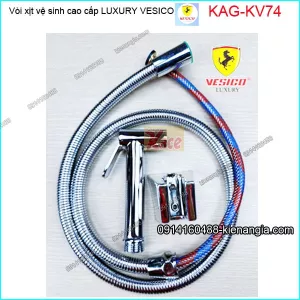 Vòi xịt vệ sinh tăng áp LUXURY VESICO KAG-KV74
