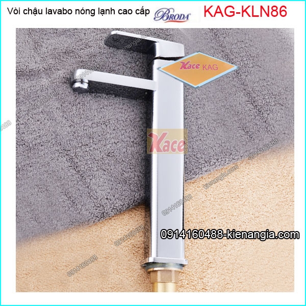 Vòi chậu lavabo nóng lạnh  Broda  cao 30cm KAG-KLN86