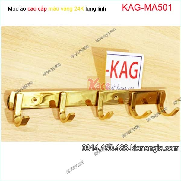Móc 5 màu vàng 24K KAG-MA501