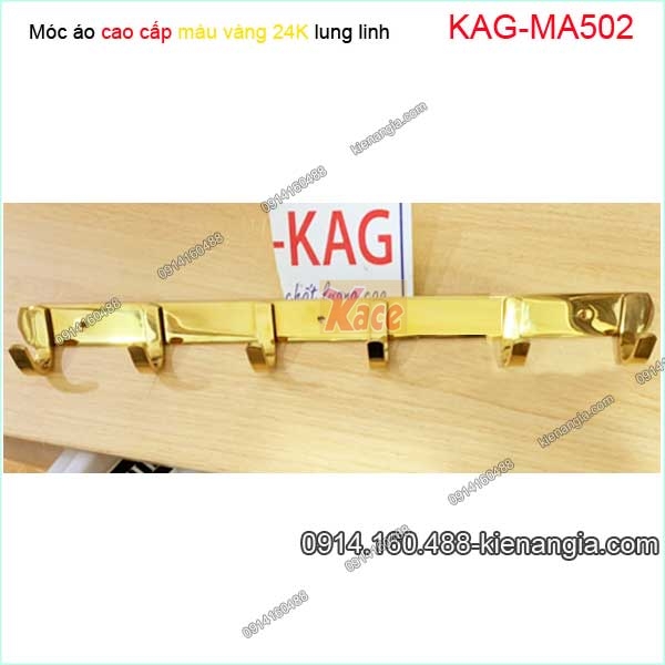 Móc 6 màu vàng 24K KAG-MA502