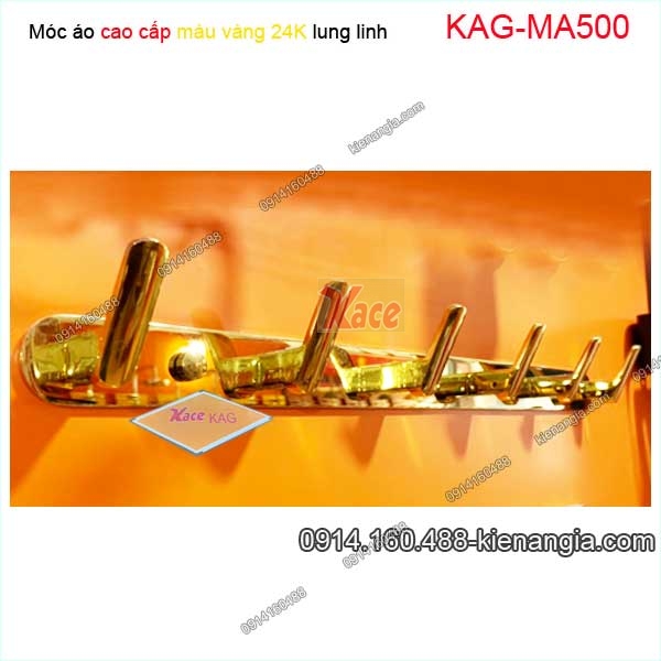 Móc 6 màu vàng 24K KAG-MA500