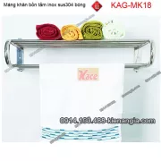 Máng khăn 2 tầng SUS 304 KAG-MK18