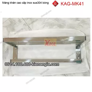Kệ máng khăn bồn tắm inox sus304 bóng KAG-MK41