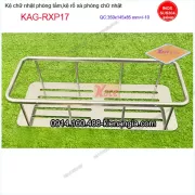 Kệ chữ nhật phòng tắm inox sus304 350x145x85-KAG-RXP17
