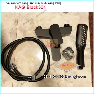 Sen tắm nóng lạnh ĐEN sang trọng KAG-Black504