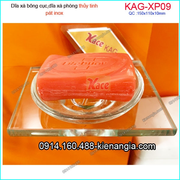 Dĩa xà phòng thủy tinh KAG-XP09