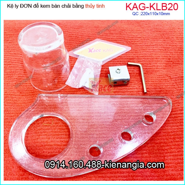 KAG-KLB20-Ke-ly-DON-tam-giac-kem-ban-chai-danh-rang-bang-thuy-tinh-220x110x10mm-KAG-KLB20-1