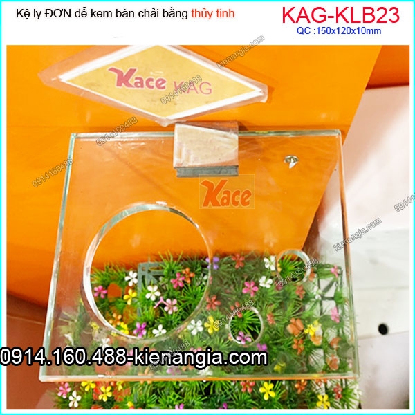 KAG-KLB23-Ke-ly-DON-vuong-kem-2-ban-chai-danh-rang-bang-thuy-tinh-150x120x10mm-KAG-KLB23