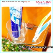 Kệ ly đơn phòng tắm 150x110x10mm thuỷ tinh KAG-KLB29