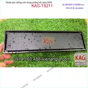 Thoát sàn dài ĐEN 8x30 chống hôi KAG-TS211