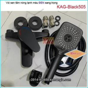 Sen tắm nóng lạnh màu ĐEN  KAG-Black505