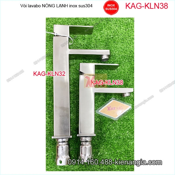 KAG-KLN38-Voi-vuong-chau-lavabo-nong-lanh-inox-sus304-cao-20cm-Vinasen-KAG-KLN38