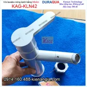 Vòi lavabo nóng lạnh đầu xoay 360 bằng nhôm KAG-KLN42