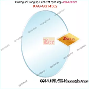 Gương soi tráng bạc,gương phòng tắm 450x600mm KAG-GST4502