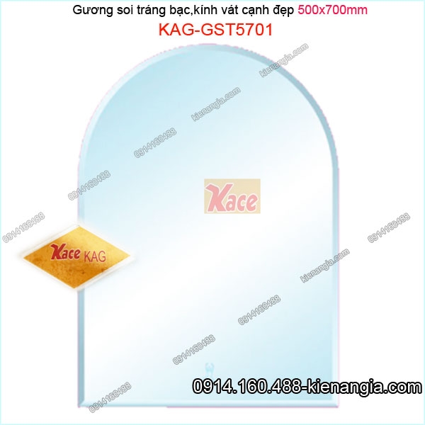 Gương soi 500x700mm,kiếng phòng tắm KAG-GST5701