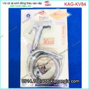 Vòi xịt vệ sinh đồng thau giữ nước đầu vòi BIGGO KAG-KV84