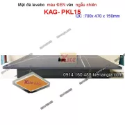 Mặt đá đen chậu lavabo 700x470 mm KAG-PKL15