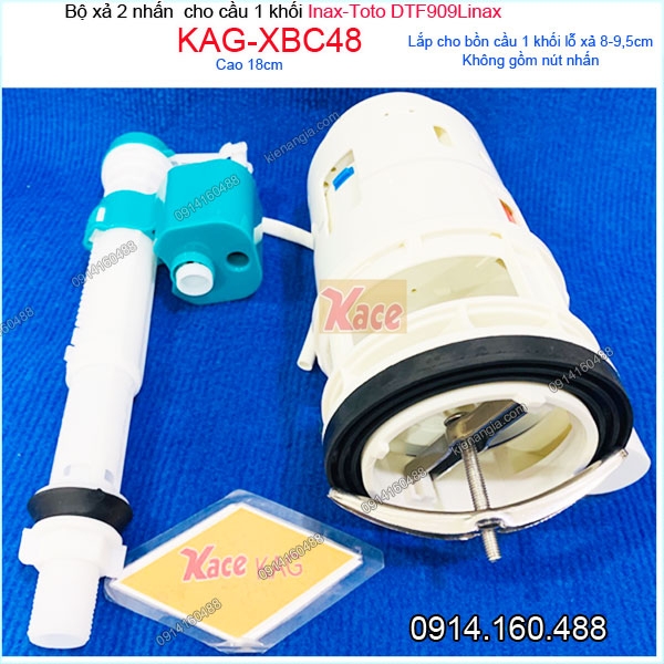 KAG-XBC48-Bo-xa-2-nhan-ban-cau-1-khoi-lo-xa-8-9-5cm-INAX-TOTO-DTF909Linax-KAG-XBC48-1