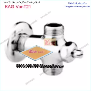 Van T,van chia nước,van giảm áp vòi nước,bồn cầu vặn vít KAG-VanT21