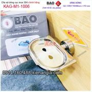 Dĩa xà phòng inox Bảo KAG-M1-1006