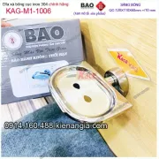Dĩa xà phòng inox Bảo KAG-M1-1006