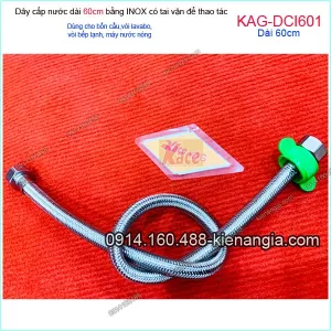 Dây cấp nước inox có tai vặn dài 60 KAG-DCI601