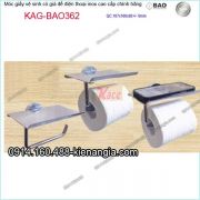 Móc giấy vệ sinh để điện thoại inox sus304 bóng Inox Bảo KAG-BAO362