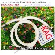 Dây vòi vệ sinh,dây sen bằng nhựa dài 1,2 mét KAG-DSN1200