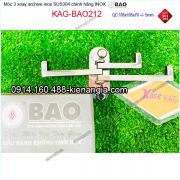 Móc xoay,móc 3 chia khách sạn KAG-BAO212 Inox Bảo