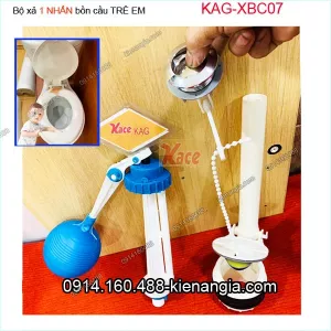 Bộ xả Nhấn bồn cầu trẻ em KAG-XBC07 xả 1 nút nhấn