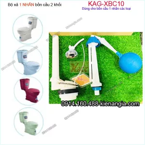 Bộ xả 1 nhấn bồn cầu 2 khối KAG-XBC10