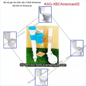 Bộ xả  gạt bồn cầu 2 khối Americanstandard KAG-XBCAmerican02