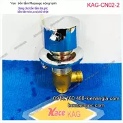 Van bồn tắm massage nóng lạnh 2 đầu KAG-CN02-2